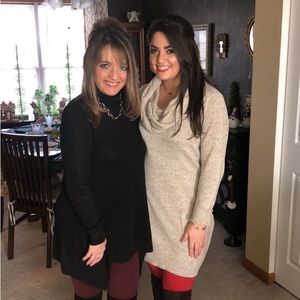 Tan Sweater Dress